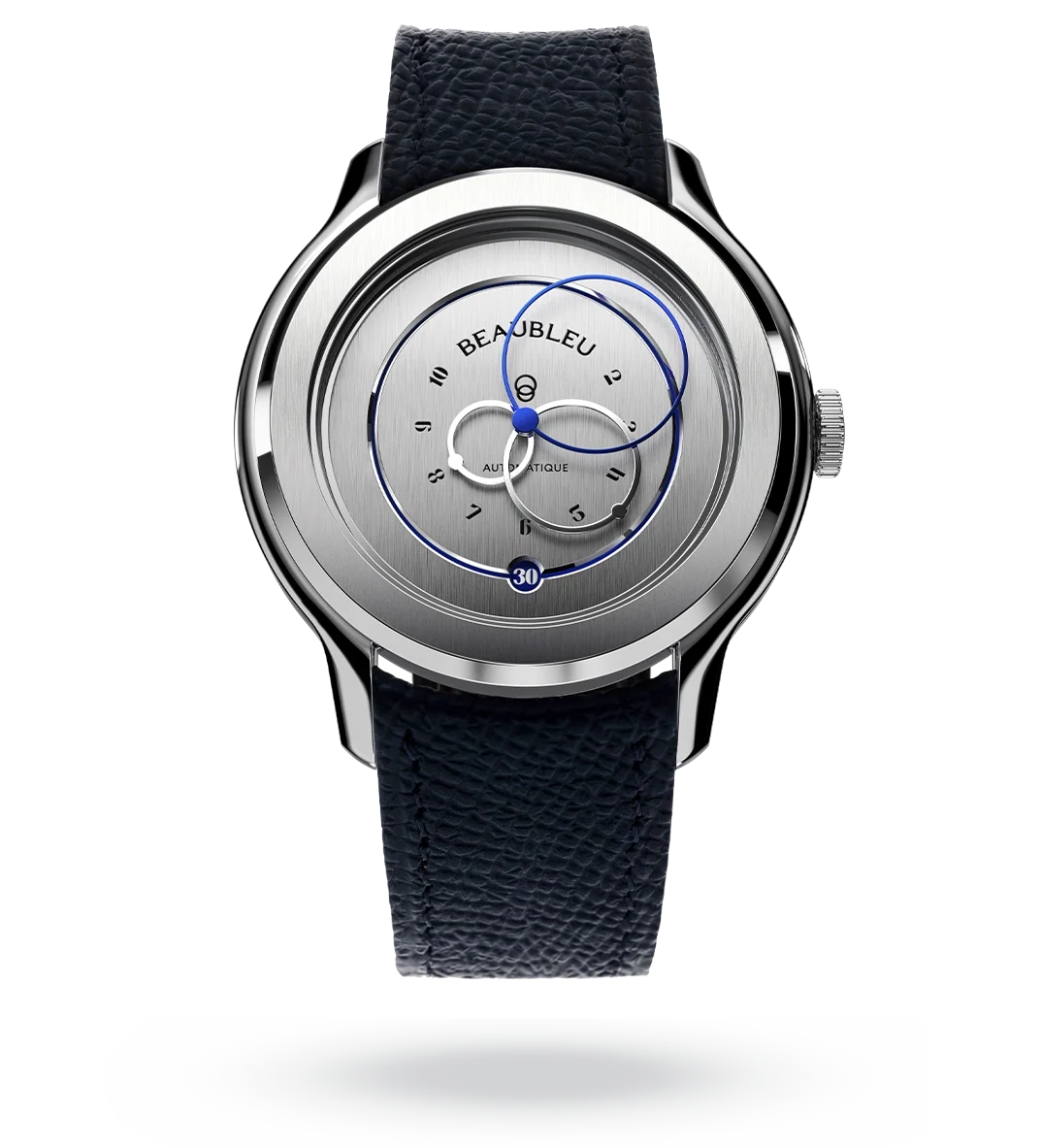 Ecce Vesperal - Leather strap - Caiman Black