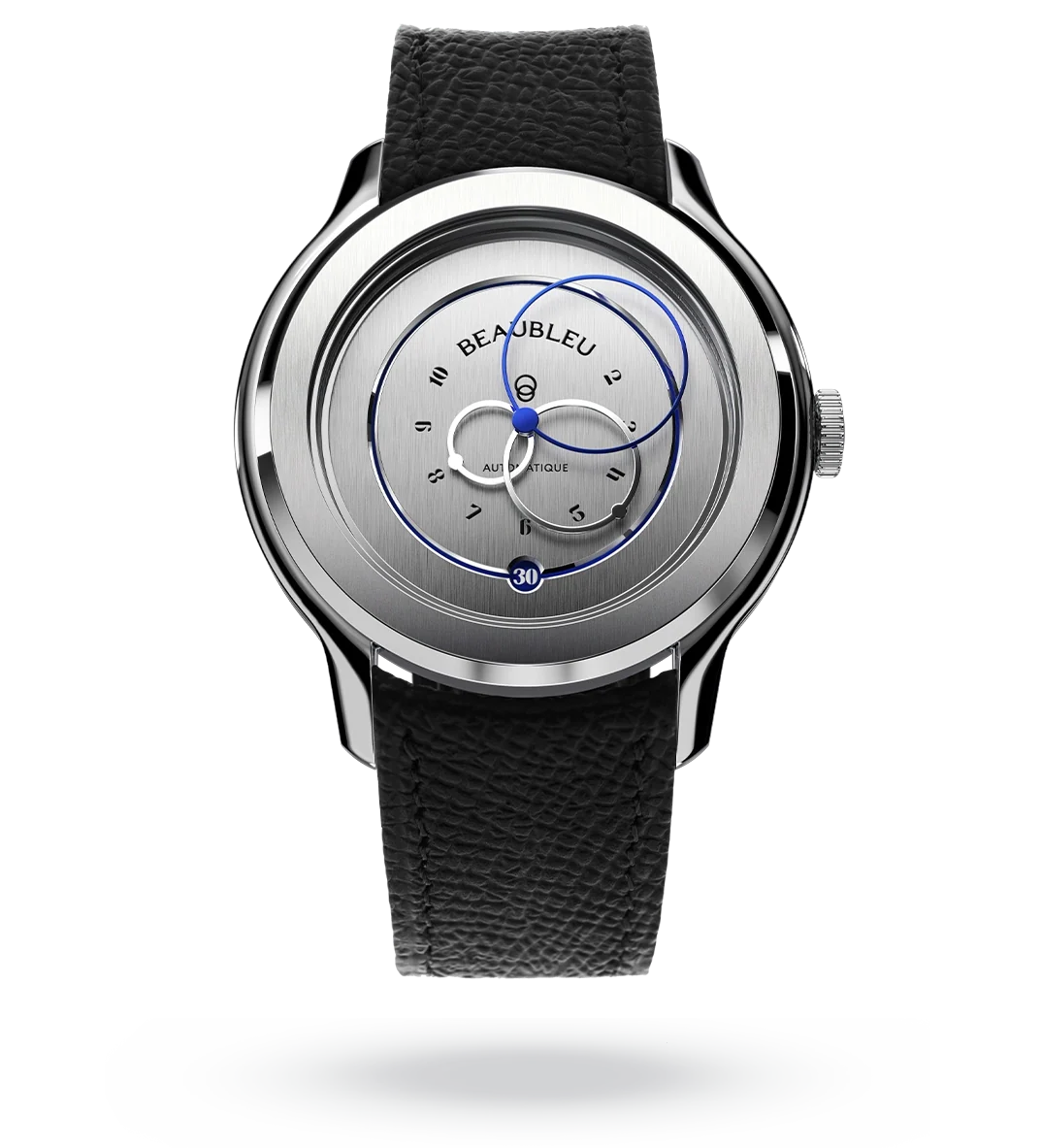 Ecce Vesperal - Leather strap - Caiman Black
