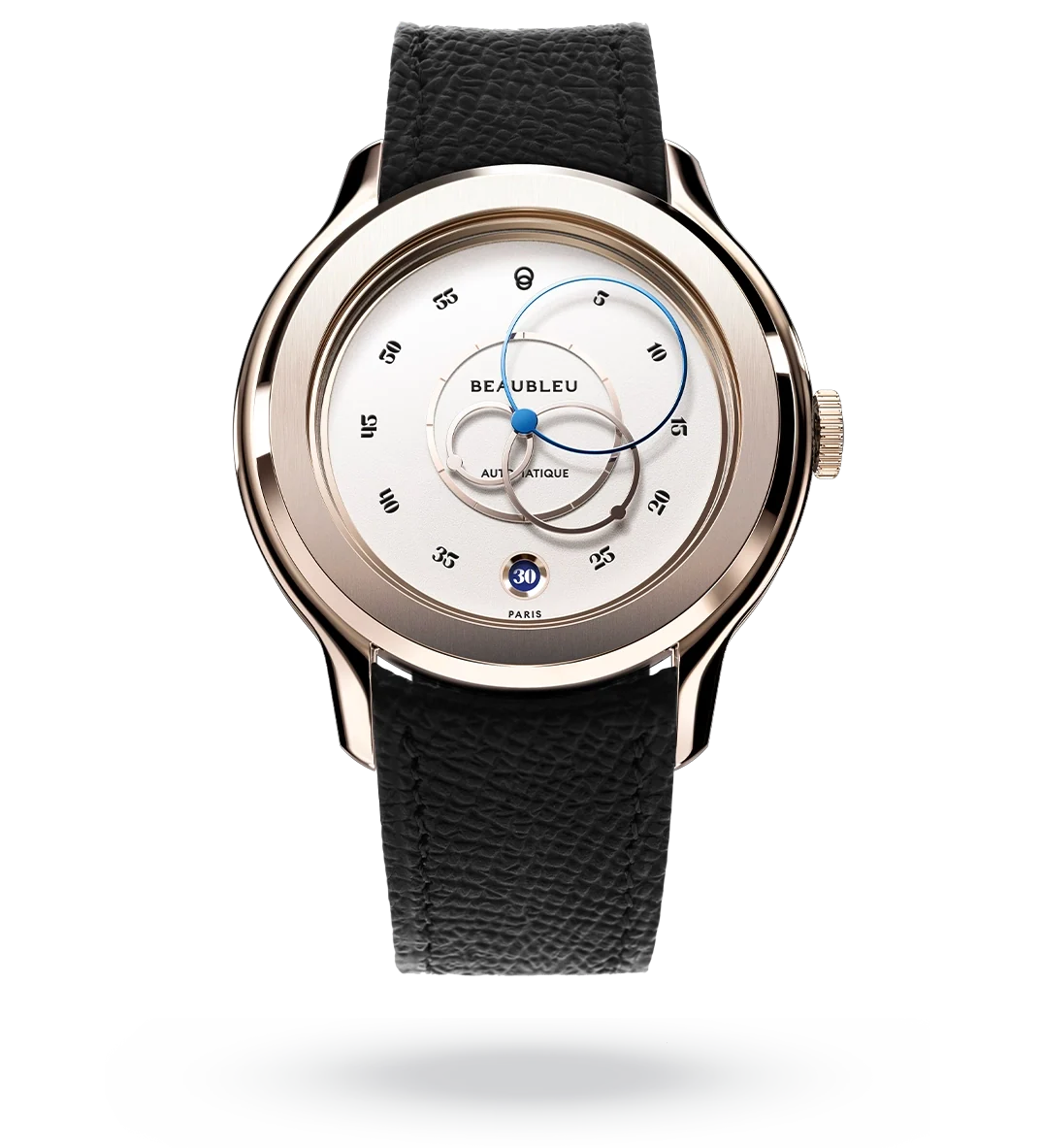 Ecce Lys - Leather strap - Caiman Blue