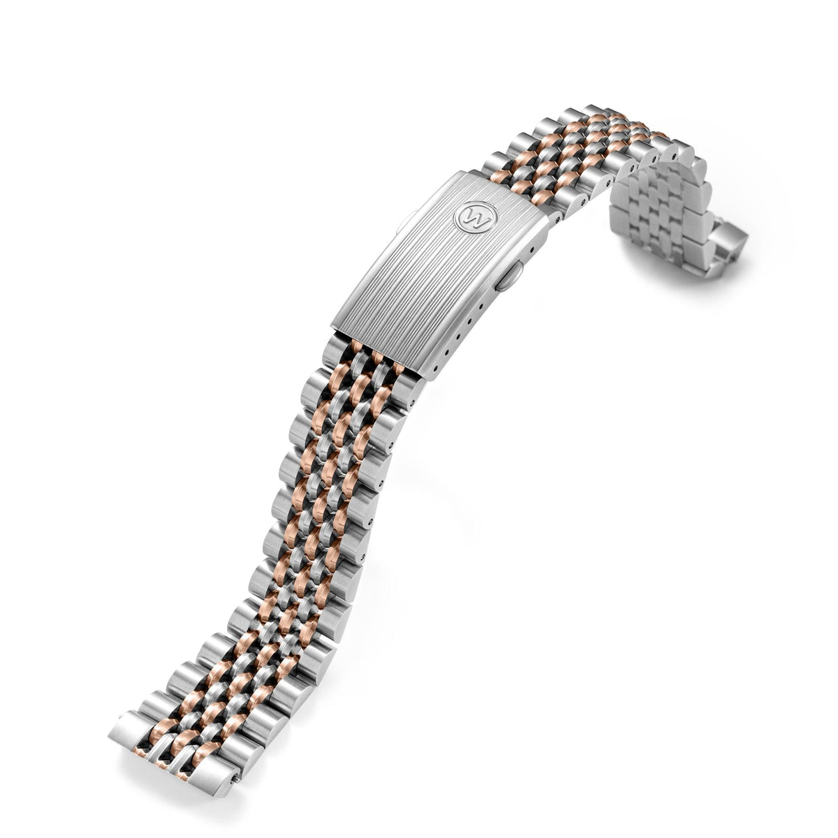 Skindiver Automatic Watch – Two-Tone Grey Sunray - Grey "Tropic" Rubber Strap